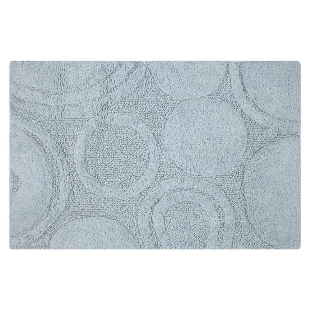 Knightsbridge Orbit Bath Rug Cotton Non Skid Back