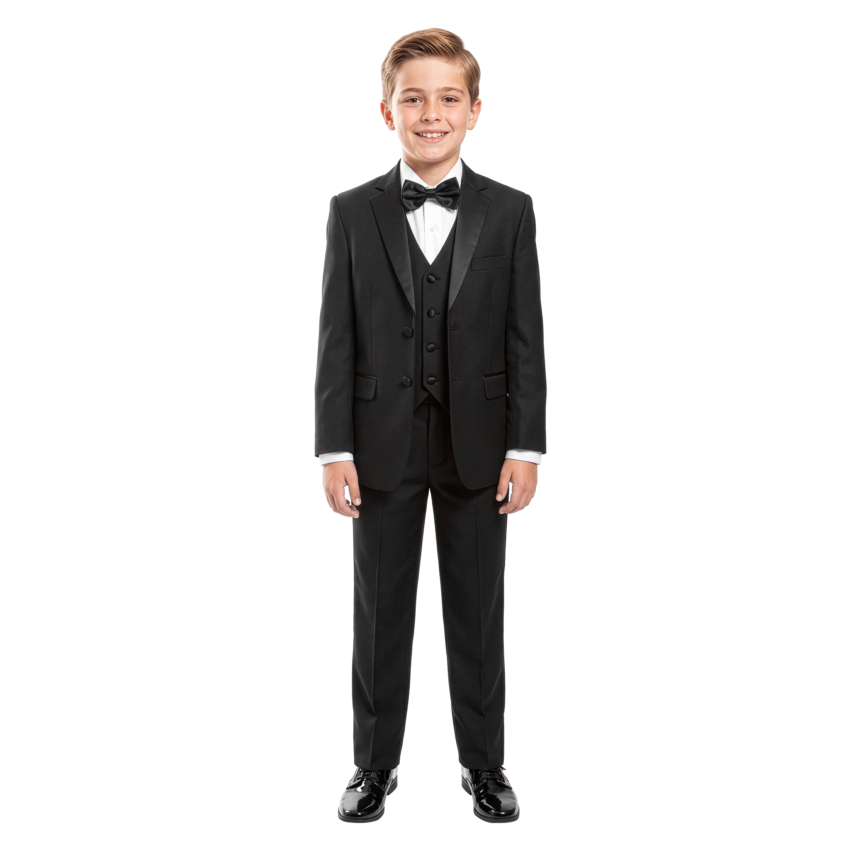 Tazzio Little & Big Boys 5-Pc. Solid Tuxedo Set