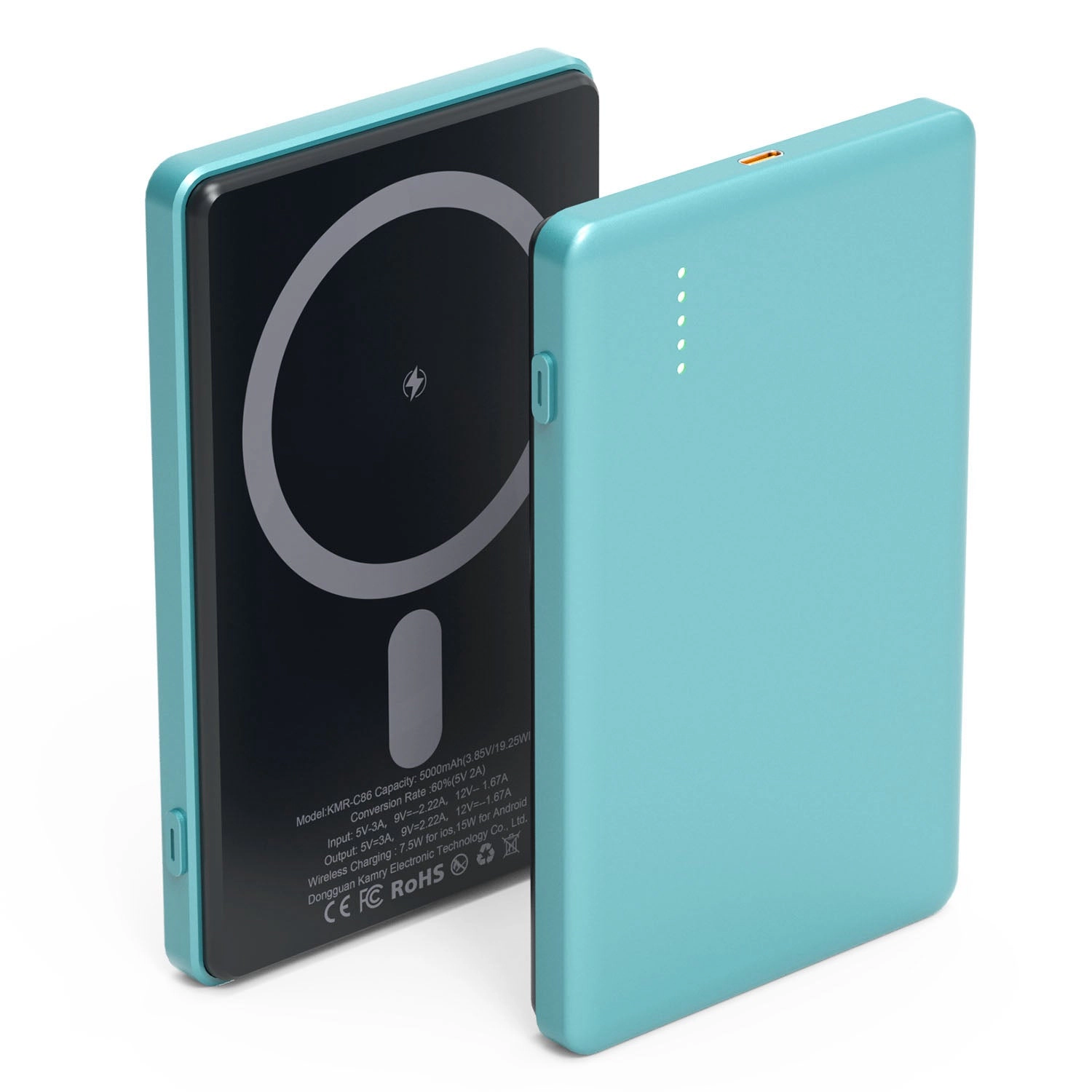 GBruno 2-in-1 Slim MagSafe Wireless Power Bank