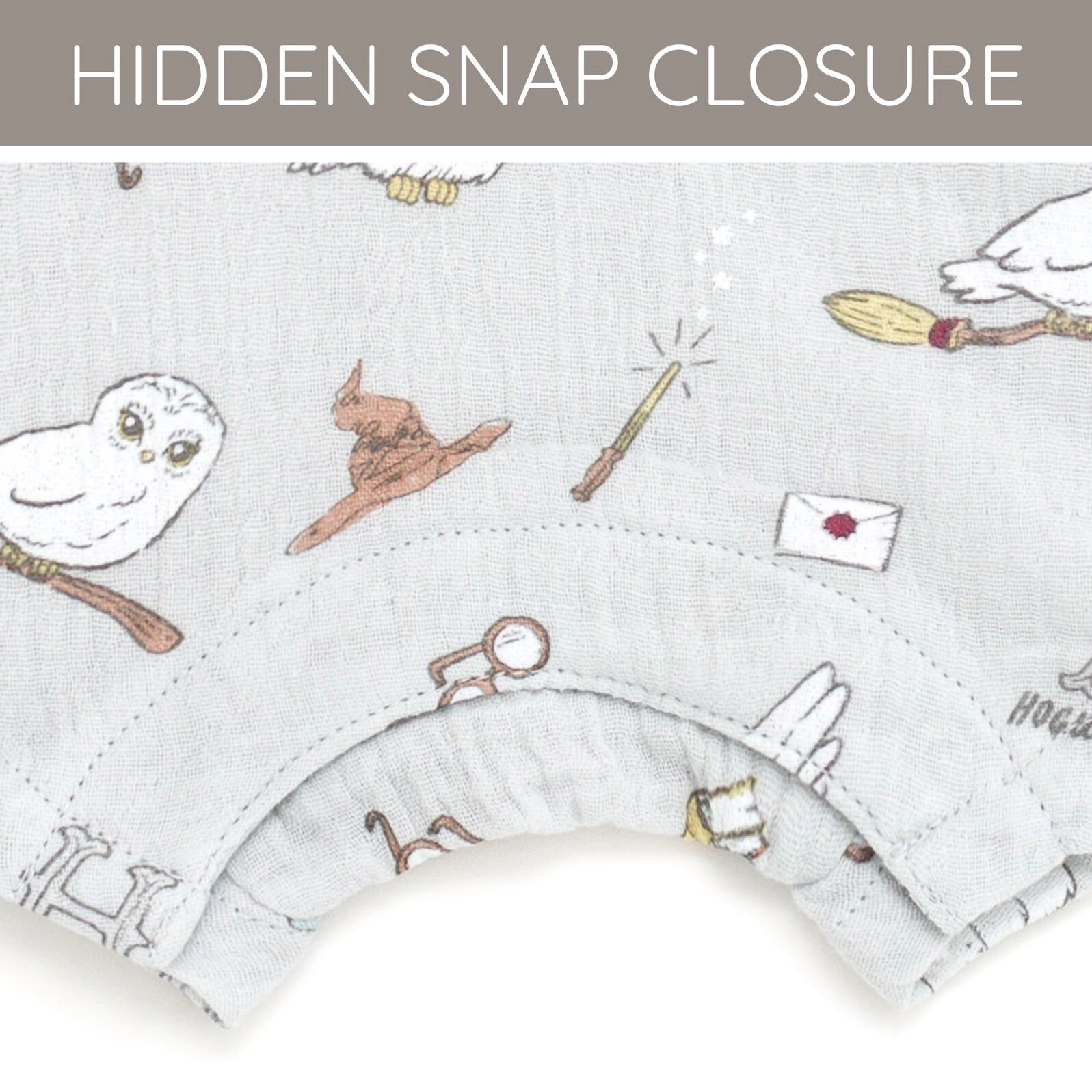 Harry Potter Hedwig Baby Sleeveless Gauze Romper
