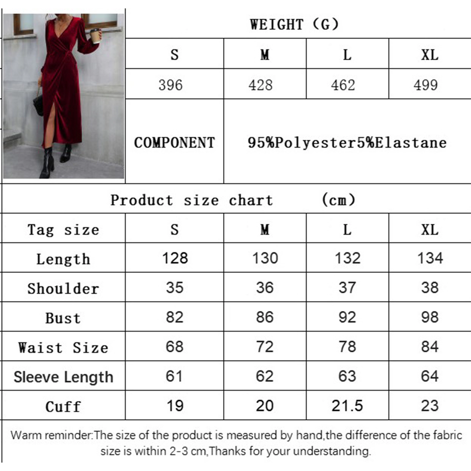 YesFashion Womens Velvet Maxi Dress Fall Winter Long Sleeve V Neck Ruched Waist Wrap