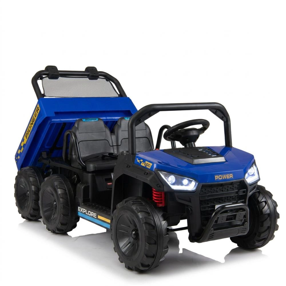 Hivvago 24V Kids Ride on Dump Truck with Electric Dump Bed  2-Seater 4WD