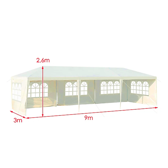 Hivvago Party Pavilion Tent with Removable Side Panels