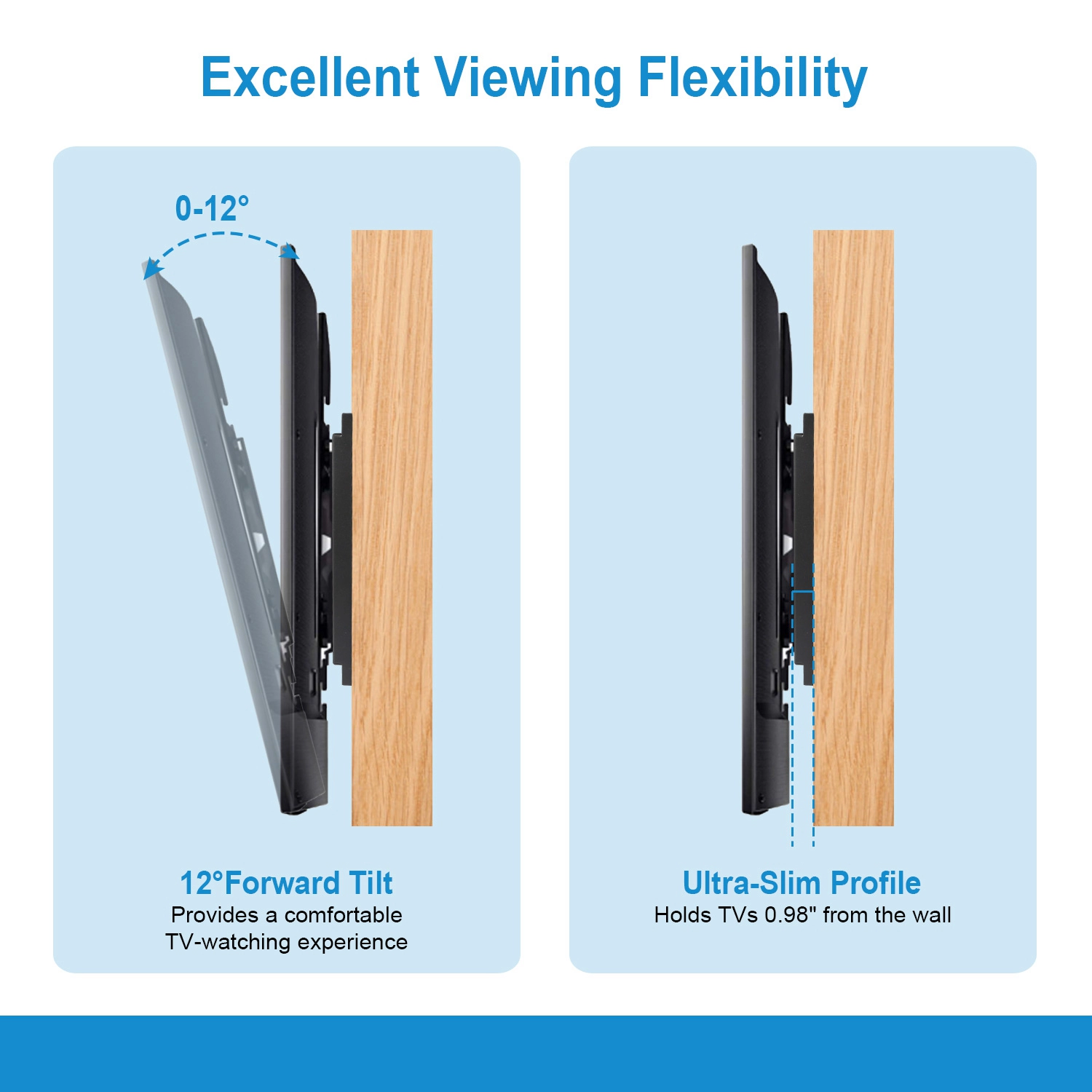 GBruno Tilting 42 Inch TV Wall Mount Bracket