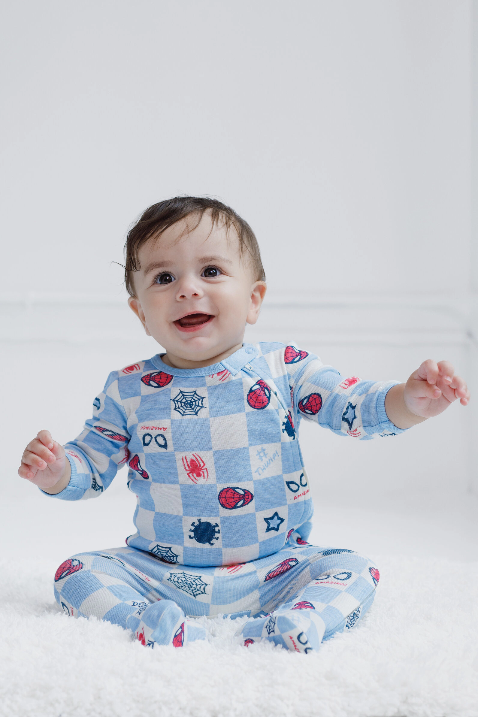 Marvel Spider-Man Baby 2-Pack Footed Sleep N' Play