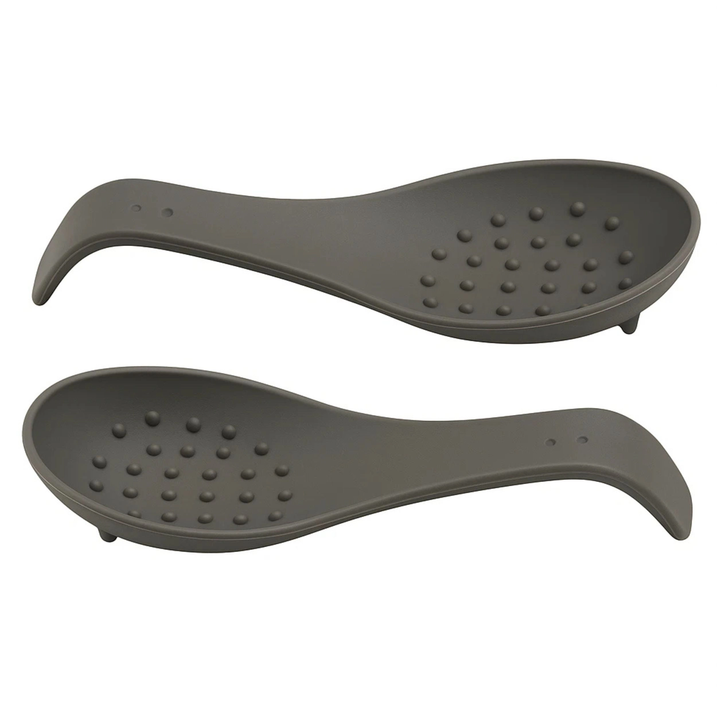 Home Collection Heat-Resistant Kitchen Spoon Rests with Non-Slip Base Pack of 2