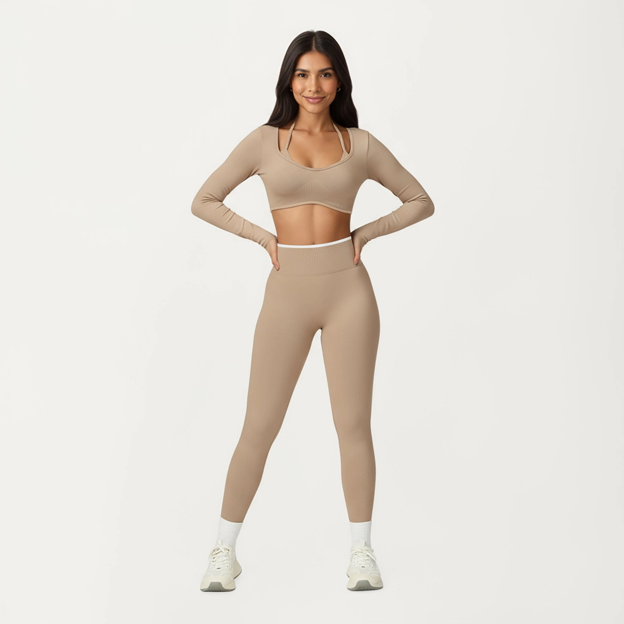 Anna-Kaci Womens High Waist Seamless Contour Athletic Leggings