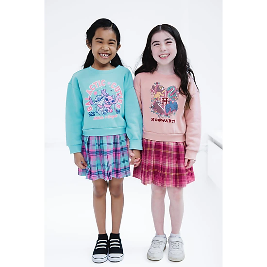 Harry Potter Girls' Fleece Pleated Sweatshirt Dress