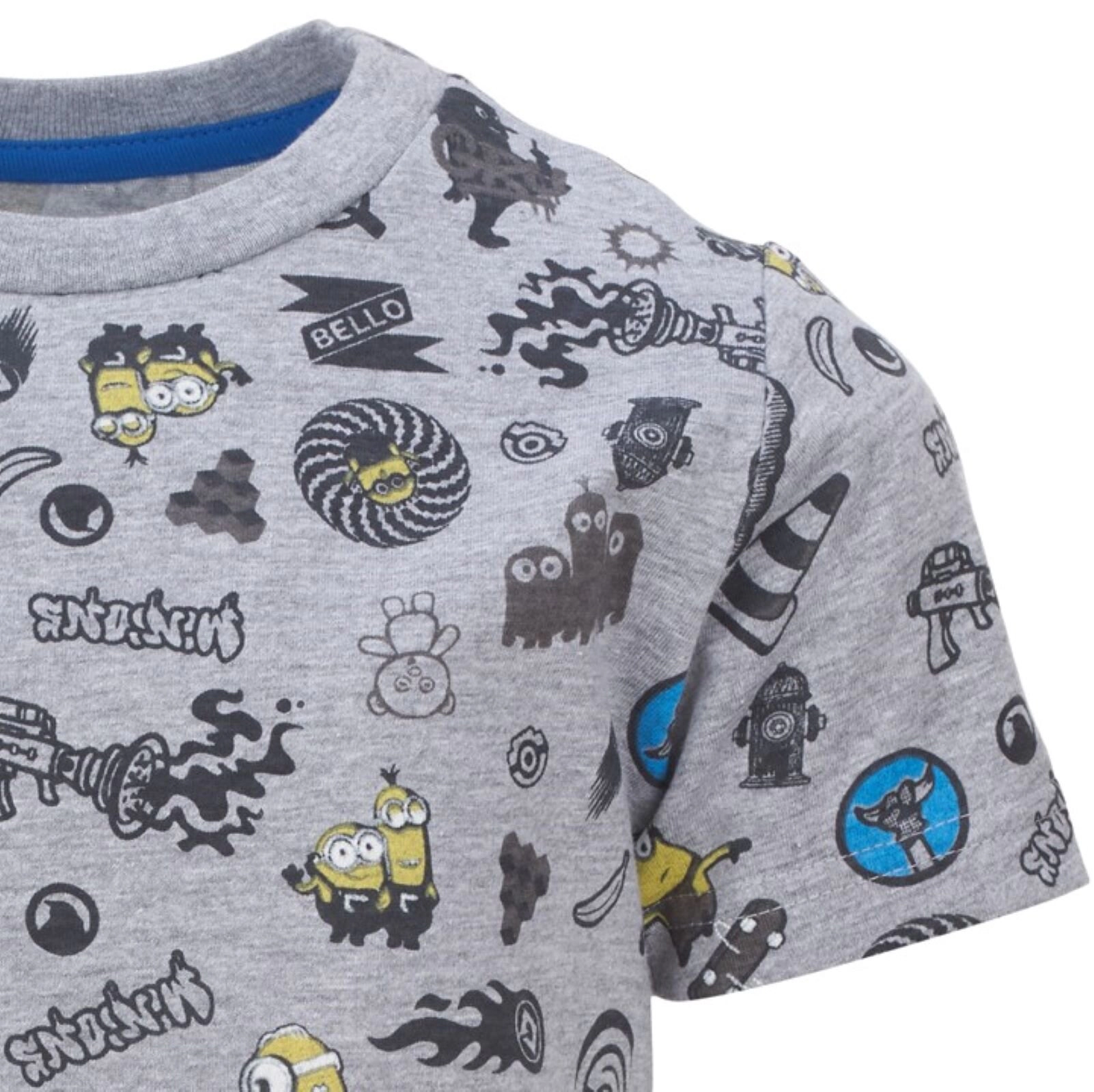 Despicable Me Minions Boys' 3-Pack Short Sleeve T-Shirts