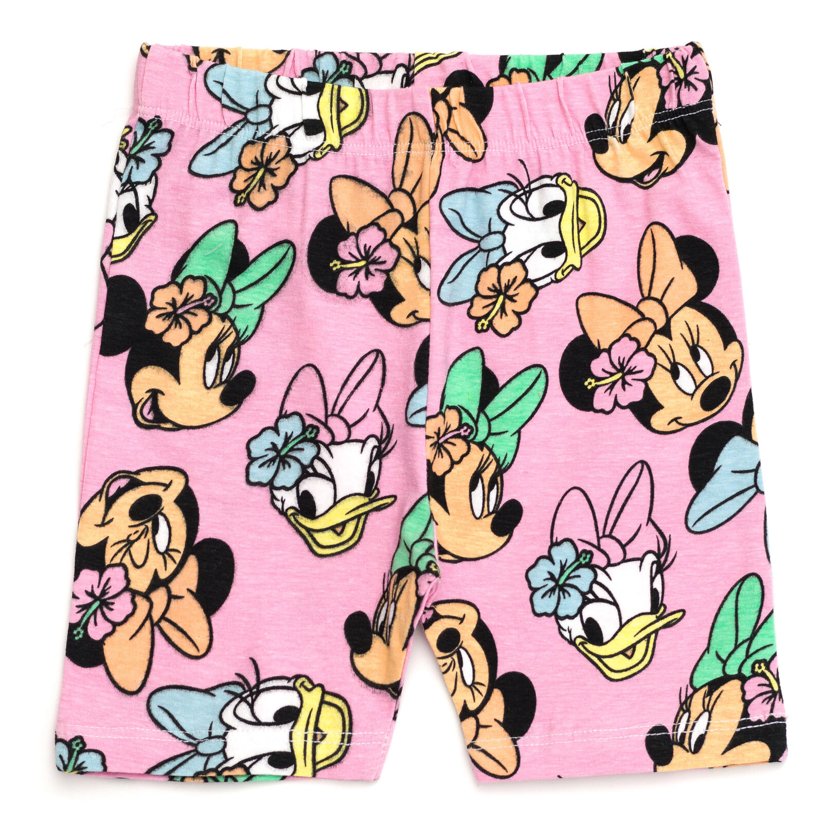 Disney Minnie Mouse Girls' 2-Piece T-Shirt and Bike Shorts Set