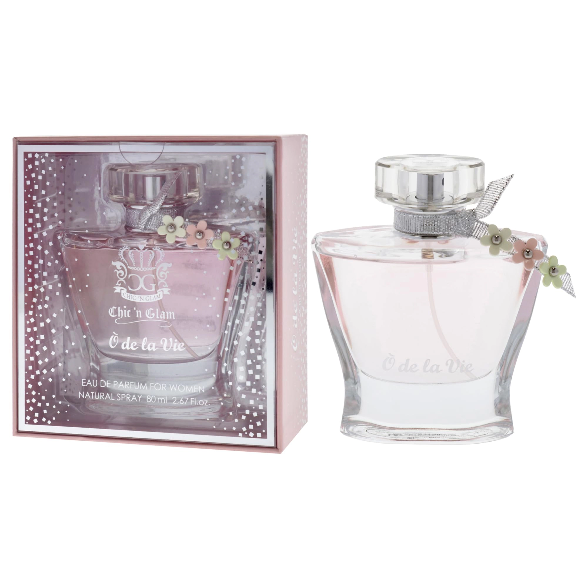 Chic N Glam O De La Vie Eau de Parfum for Women, Woody Aquatic 2.67 oz Spray