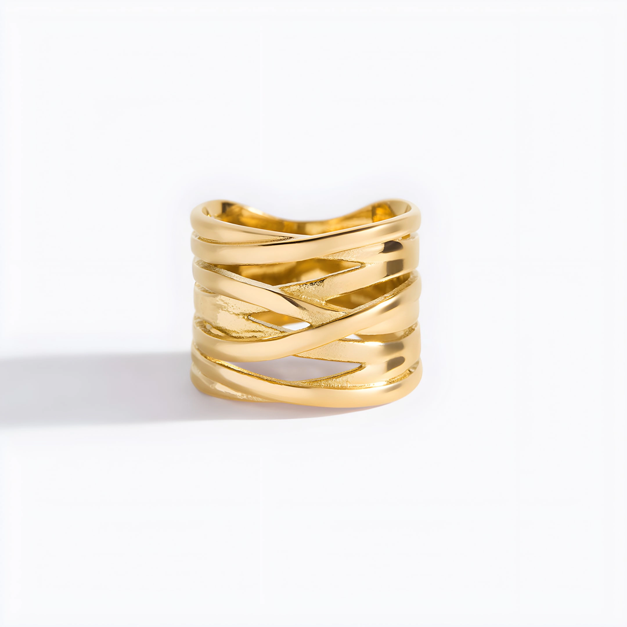 Mint & Lily Women's Wire Wrap Statement Ring