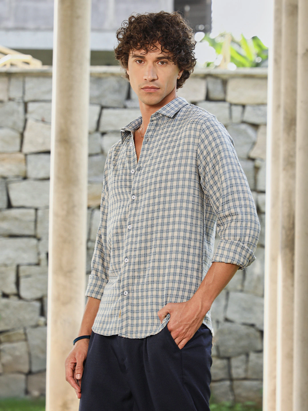 Cahoot Men's Bi-Check Shirt