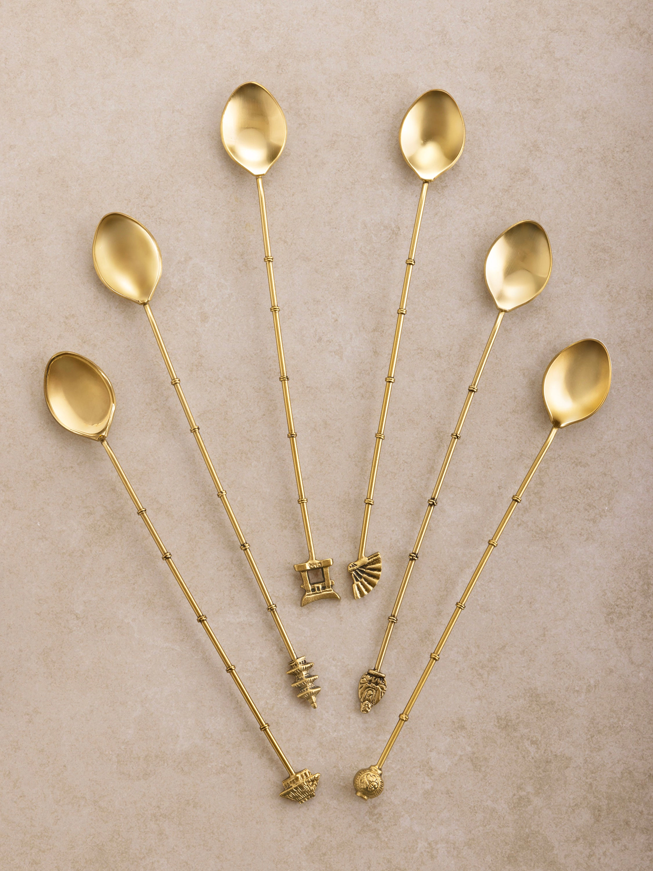 GAURI KOHLI Magnolia Cocktail Stirrers