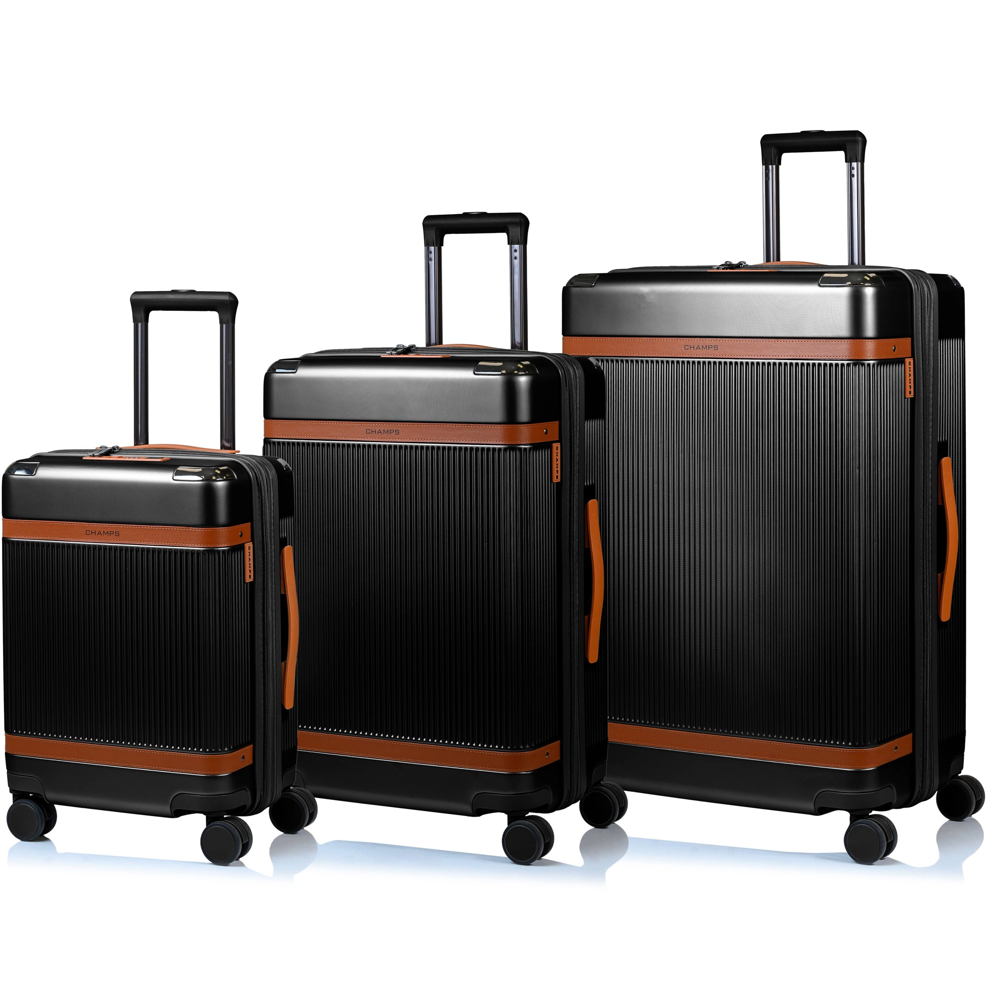 CHAMPS Vintage Air Collection 3-piece Hardside Luggage Set