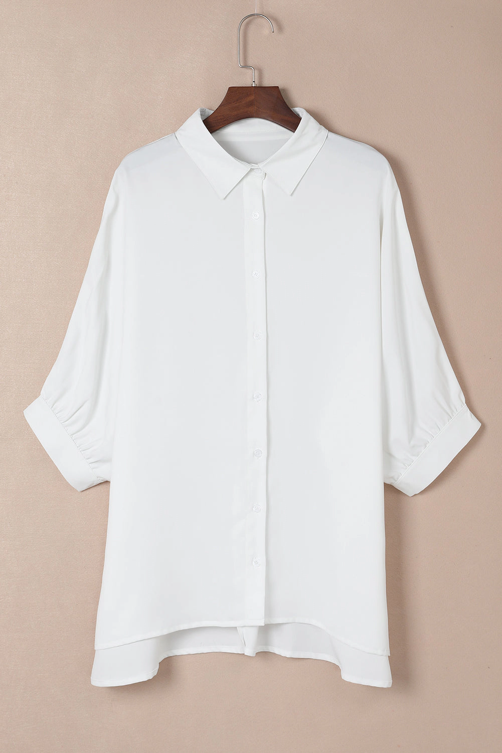 Threaded Pear Women's Itzel Puff Sleeve Oversize Shirt