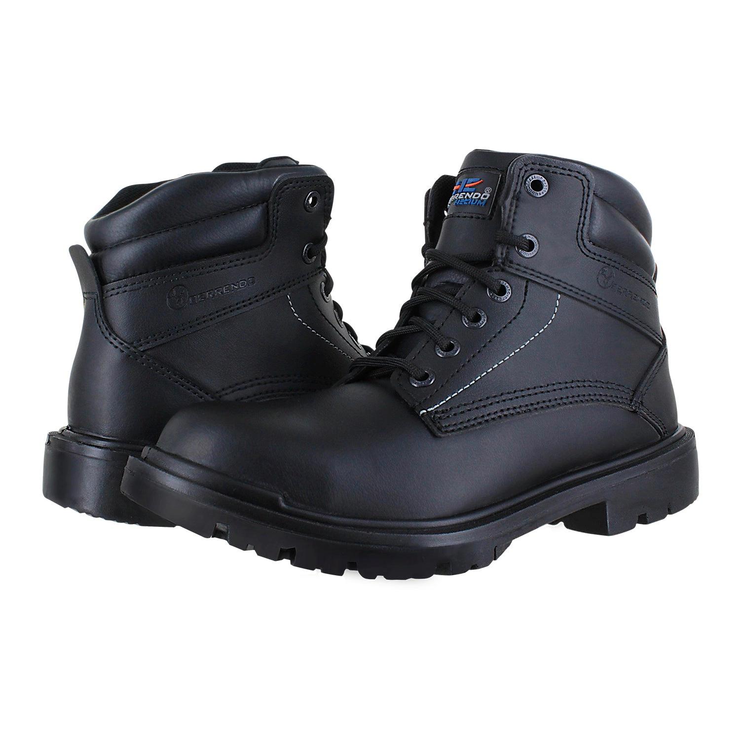 Berrendo Mens 6" Steel Toe Work Boots, ASTM F2413-18 EH Rated
