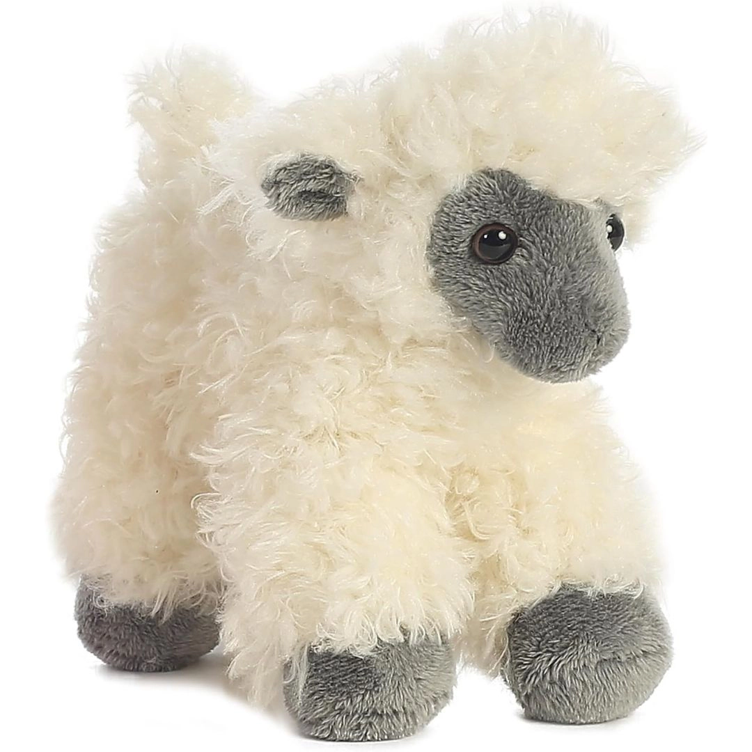 Aurora Mini Flopsie Black Face Sheep 8-Inch Stuffed Animal Plush