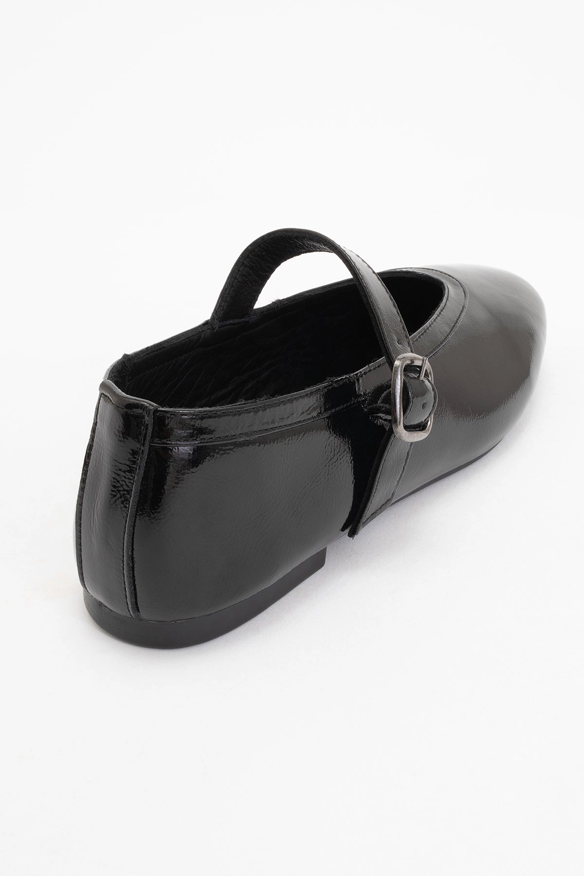 Forever & Always Womens Matilda Leather Mary Jane Flats
