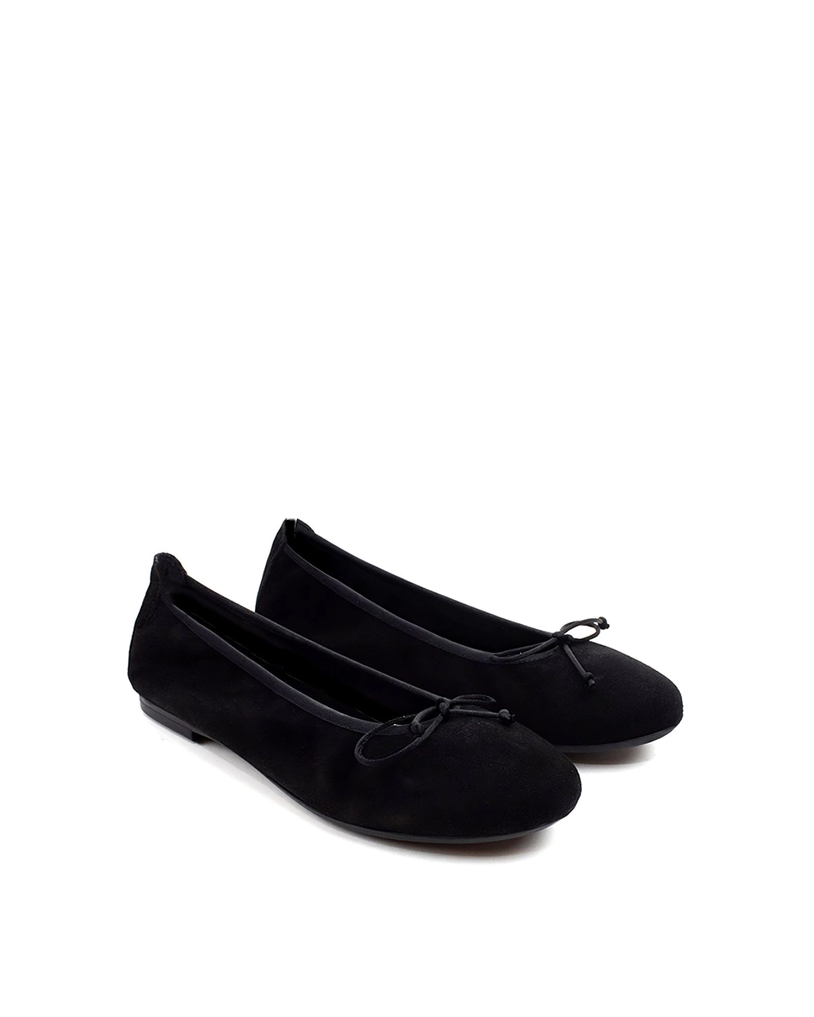 Menina Step Womens Sofia Elastic Suede Ballet Flat