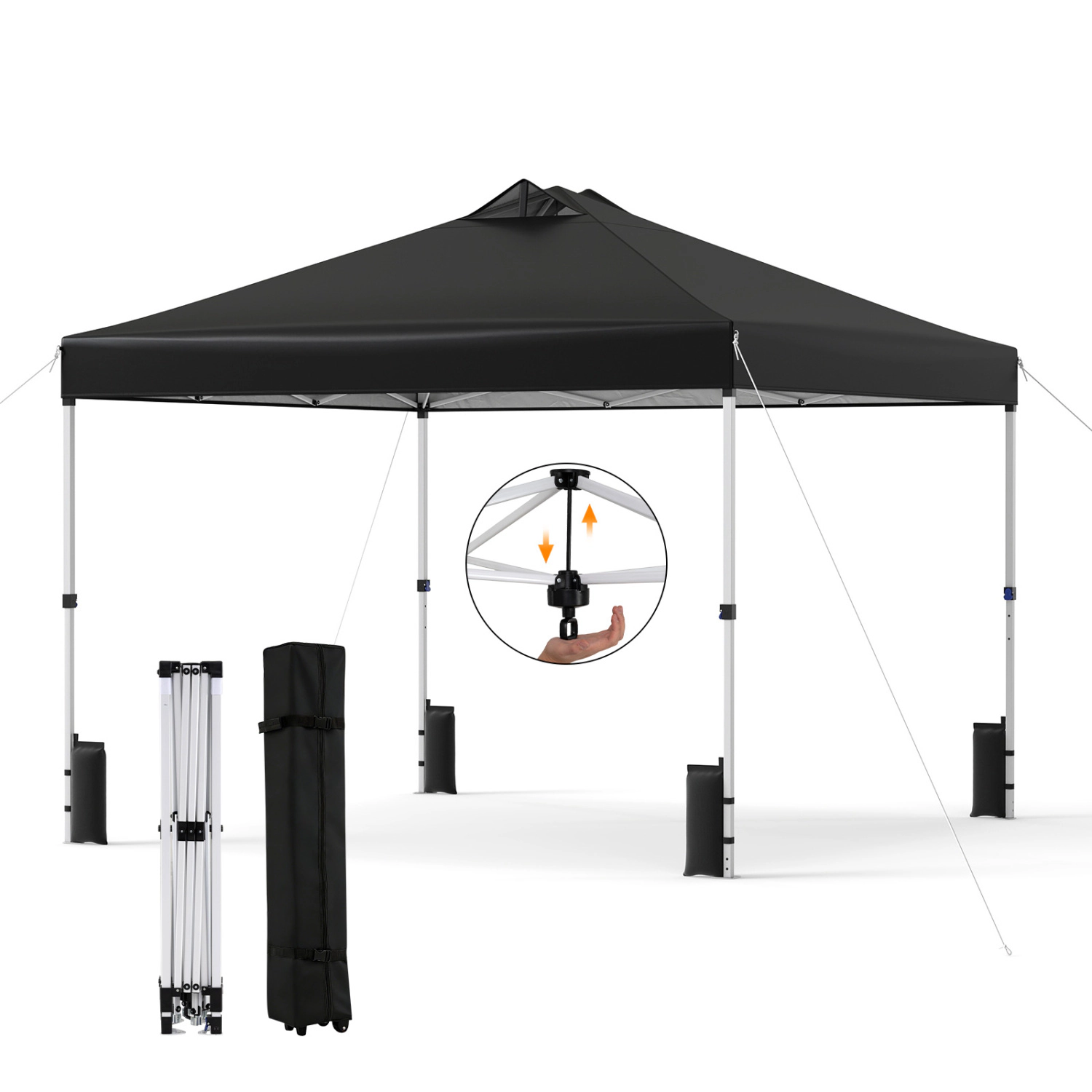 LJG 10 x Feet Outdoor Commercial Pop up Canopy Tent