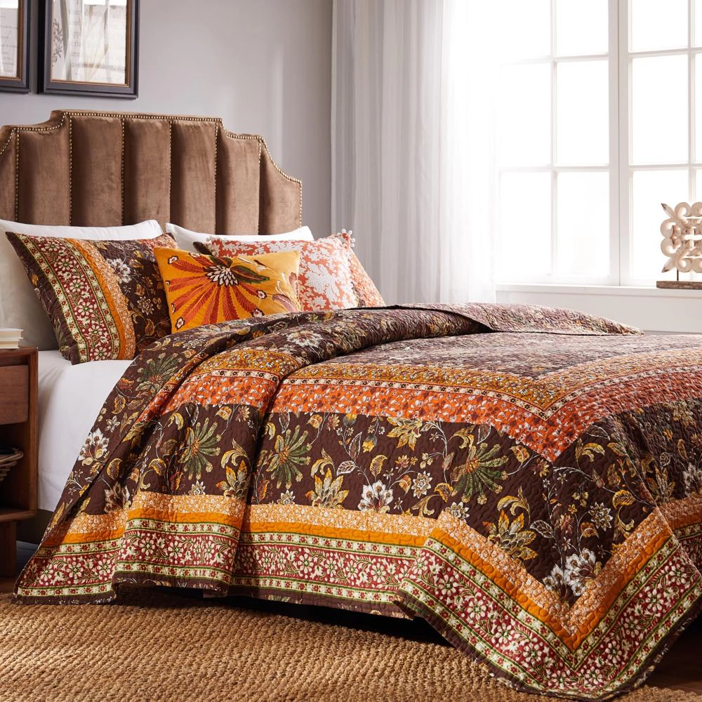 Greenland Home Audrey Quilt and Pillow Sham Set 2 Piece