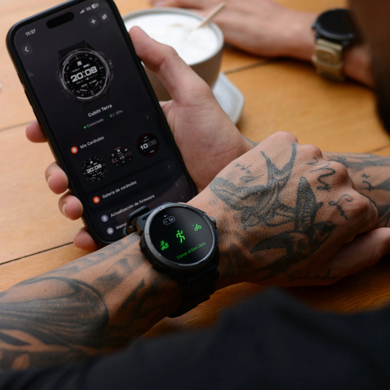 Cubitt Terra Special Edition Rugged Smartwatch, Dual-Band GPS, AMOLED, Maps, VITA AI, 5ATM, 14-Day Battery