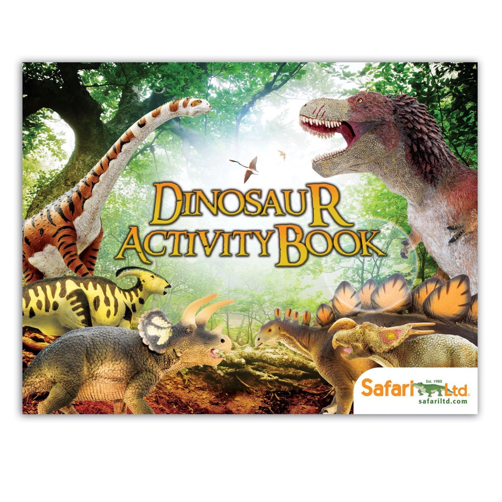 Safari Ltd. -  Dinosaur Activity Book For Kids