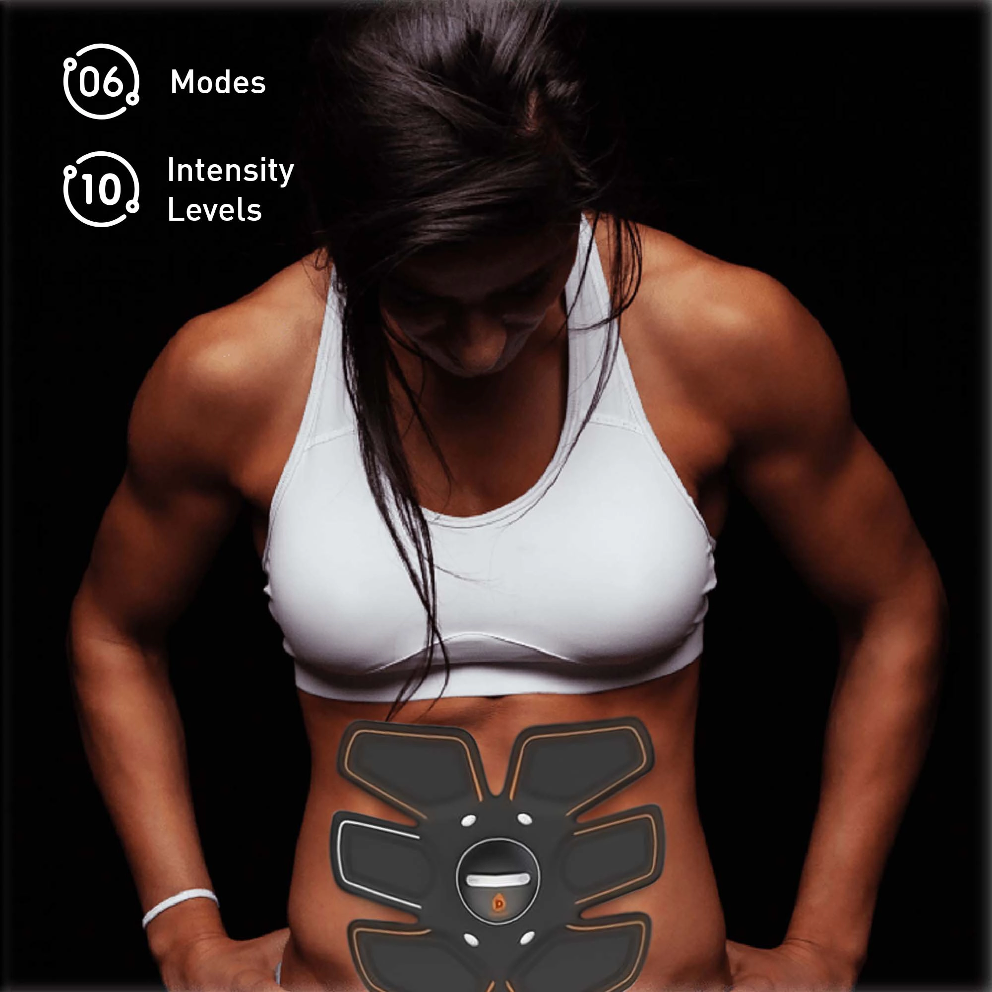 Pursonic Unisex Wireless EMS Fitness Massager & Muscle Toning Set