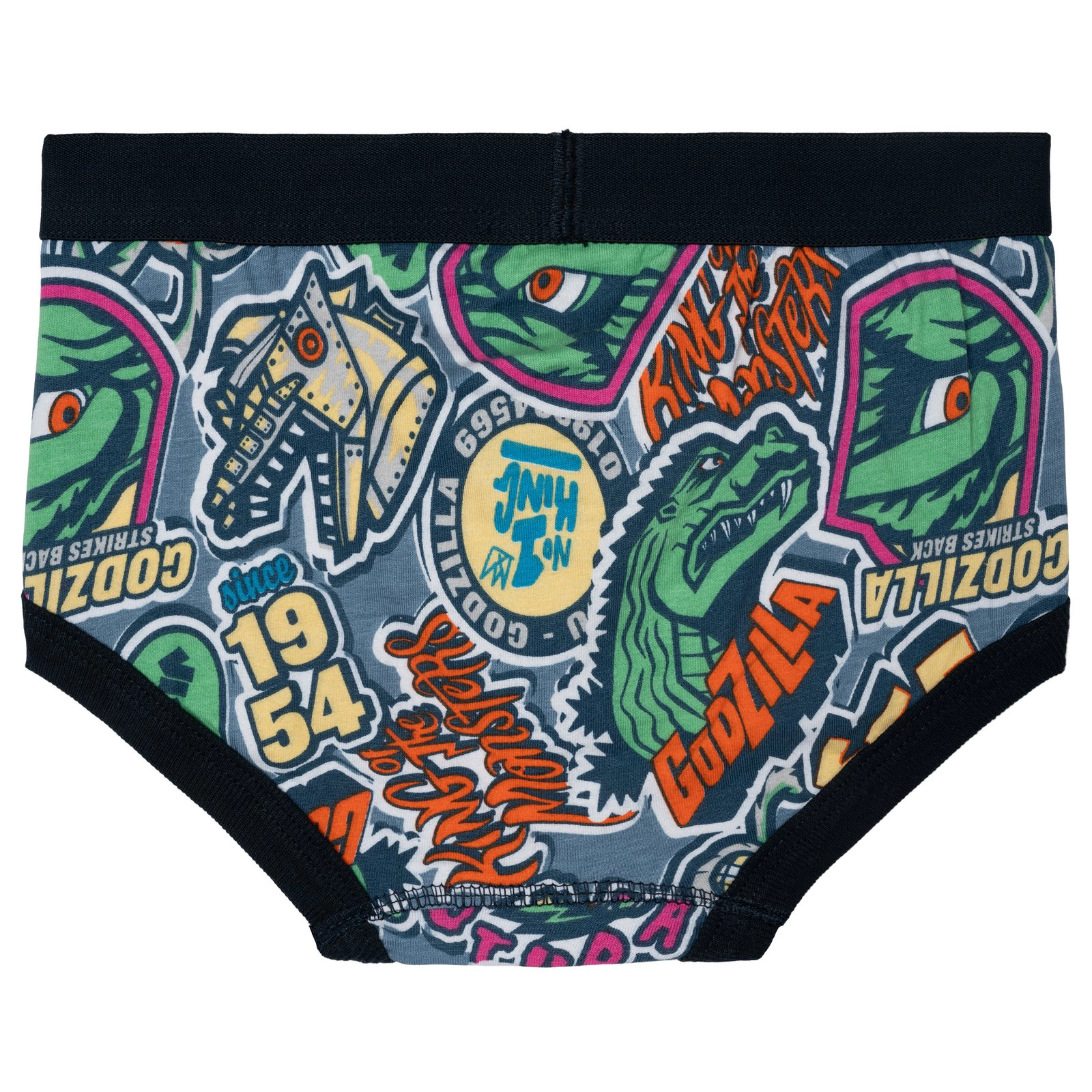 Godzilla Boys' 3-Pack Underwear Briefs