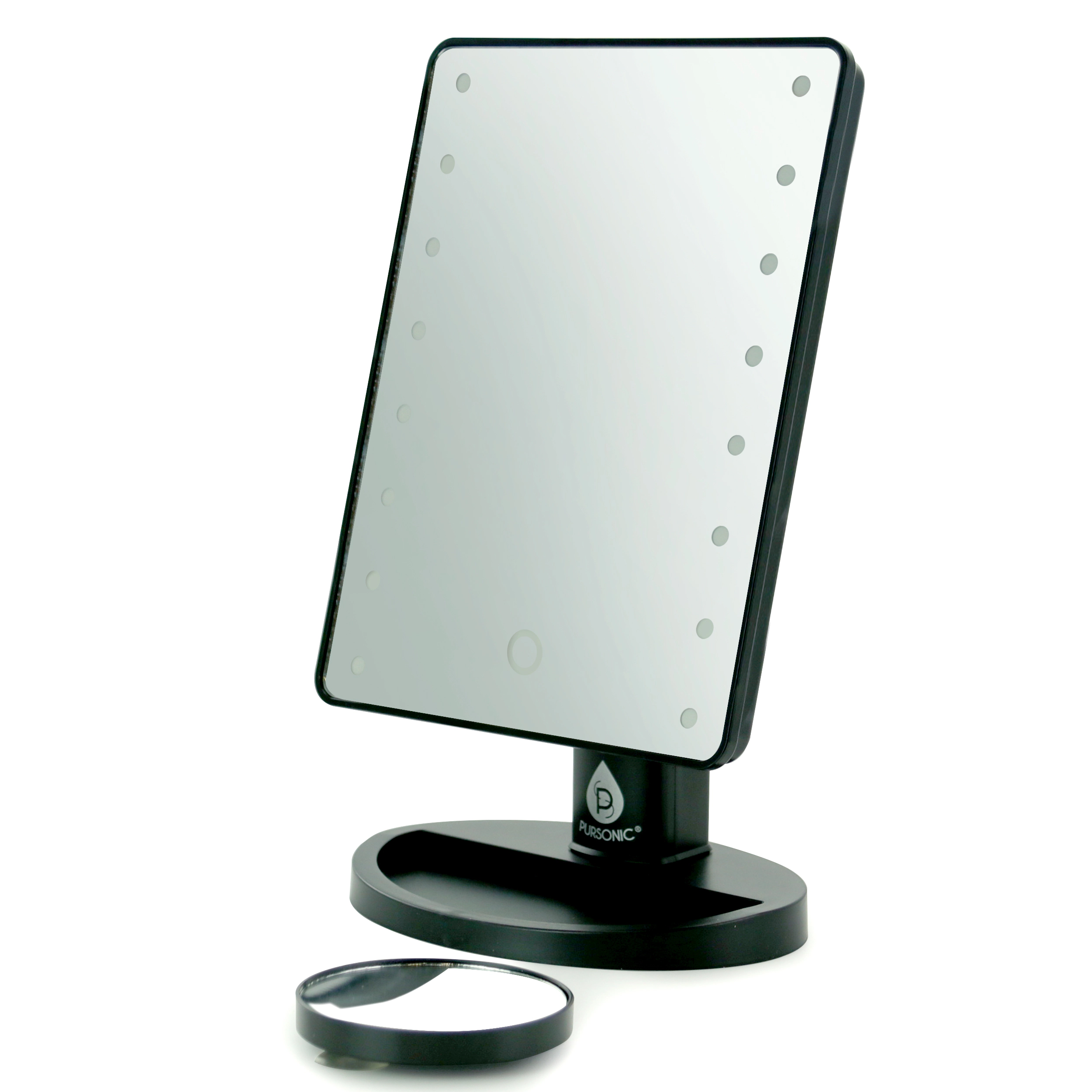 Pursonic Women’s Dimmable LED Lighted Vanity Makeup Mirror with 5X Magnification