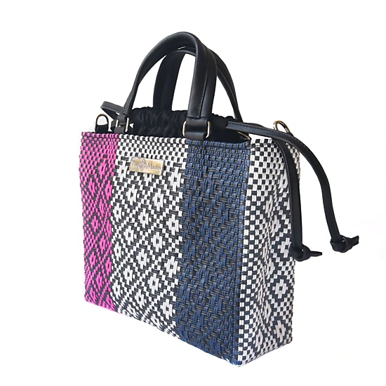 Tin Marin Bloom Woven Crossbody Drawstring Bag
