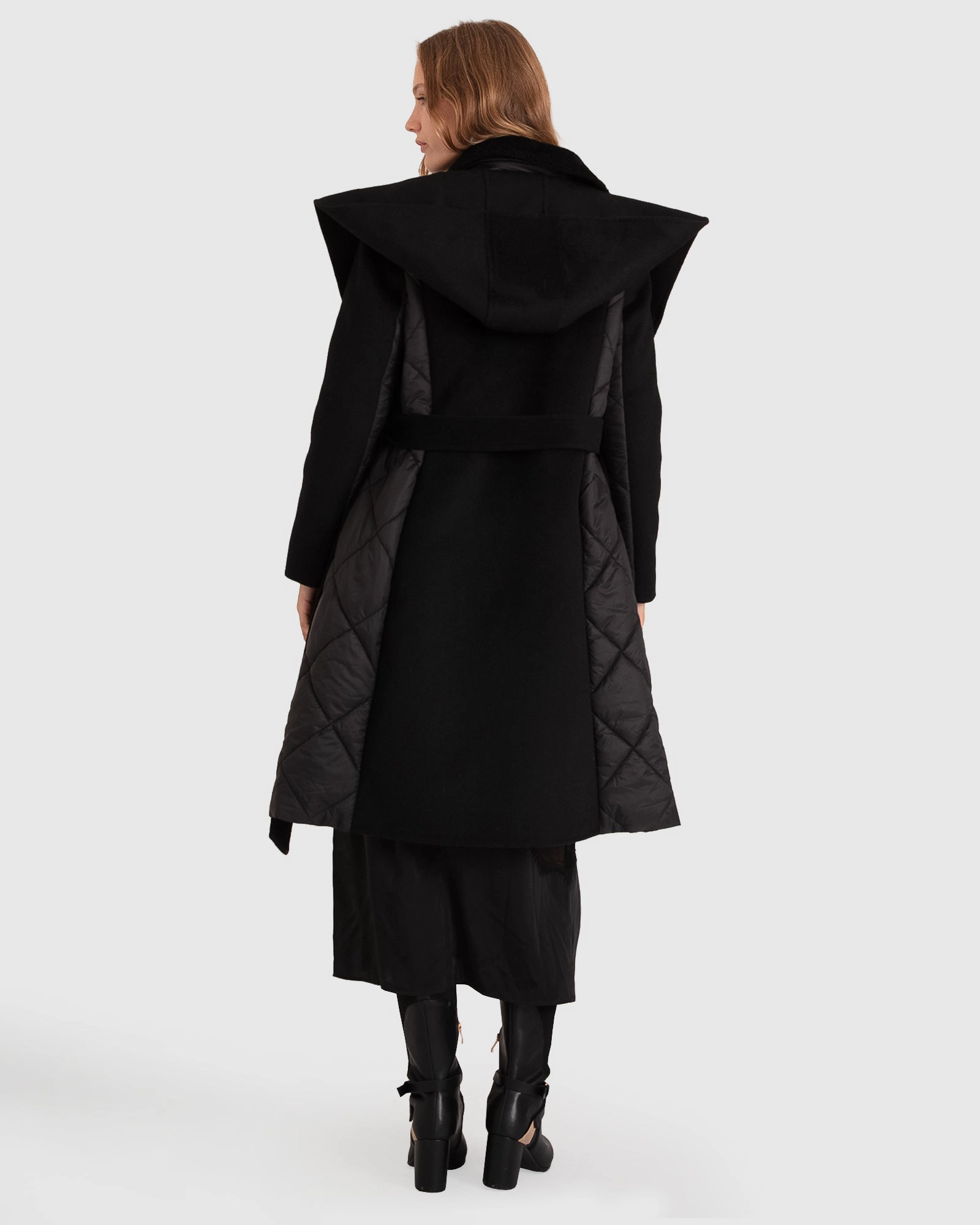 Belle & Bloom Womens Walk Me Home Convertible Coat