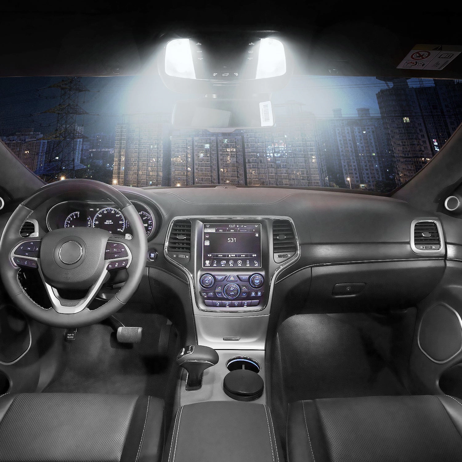 GBruno 13-Piece LED Car Interior Light Bulb Kit