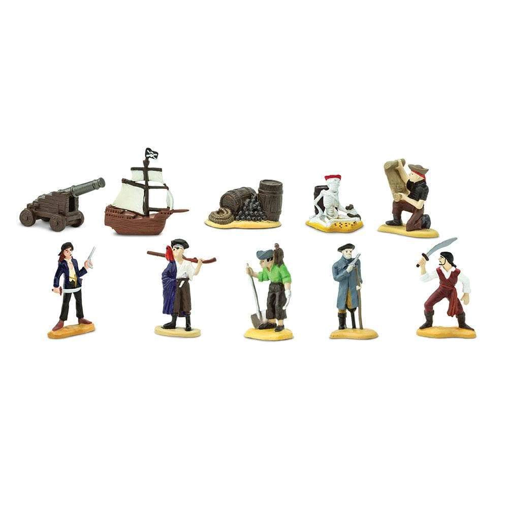 Safari Ltd. - Pirate TOOB - contains 10 Mini Figurines