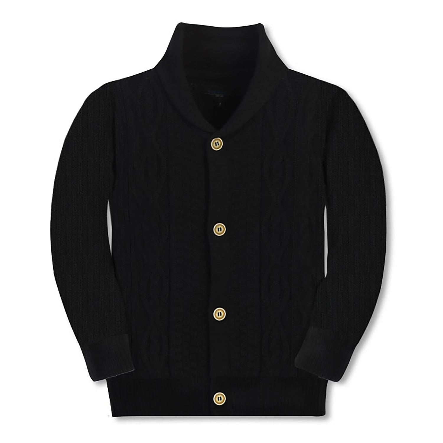 Gioberti Boy's 100% Cotton Knitted Shawl Collar Cardigan Sweater