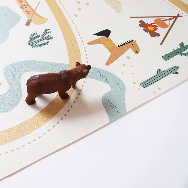 Nattiot Vinyl Playrug Super Western