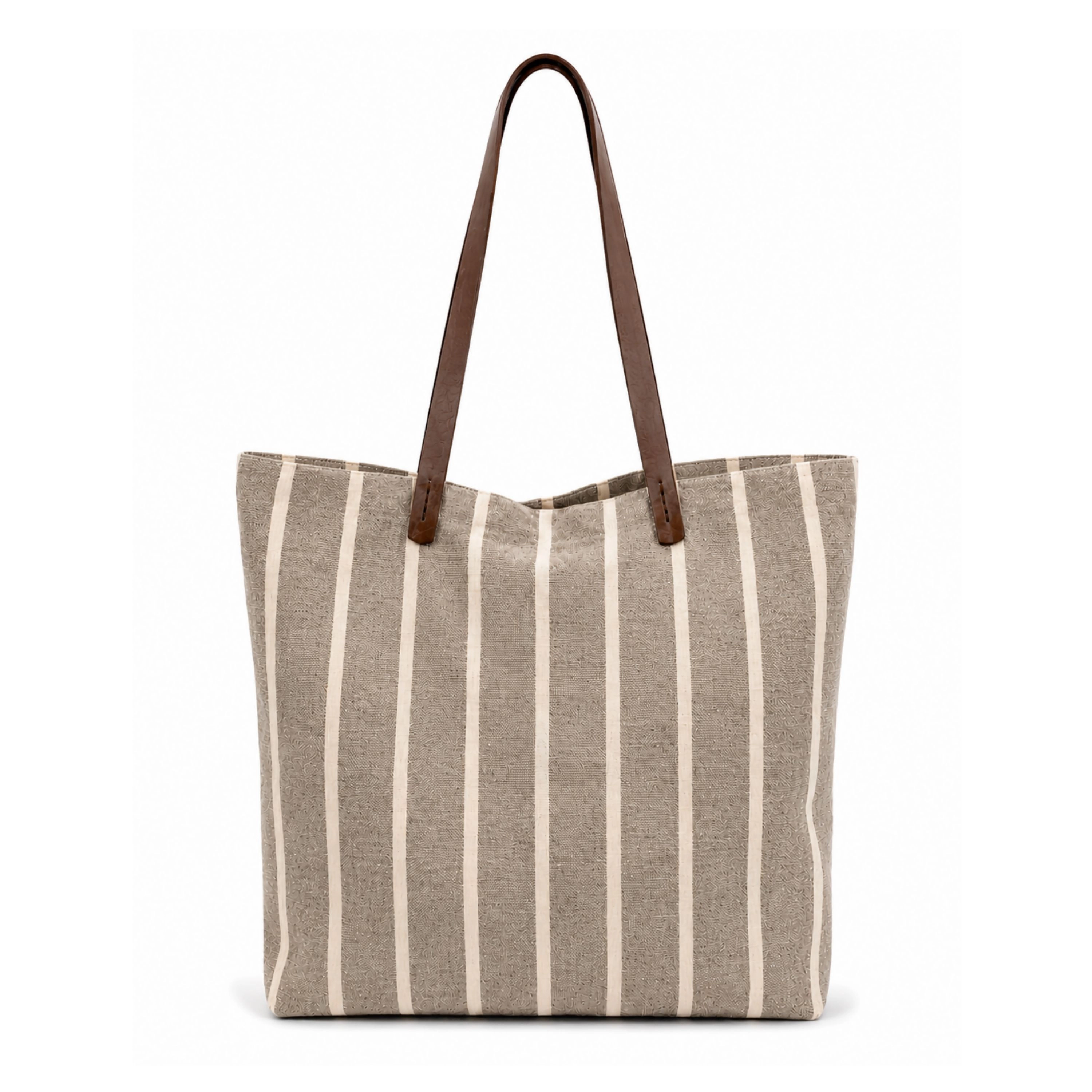 Wear Sierra Women's Large Striped Tote Bag for Beach