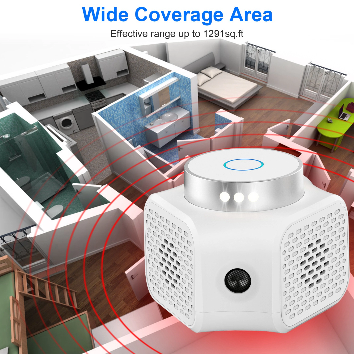GBruno 360° Ultrasonic Rodent Chaser Plug-In