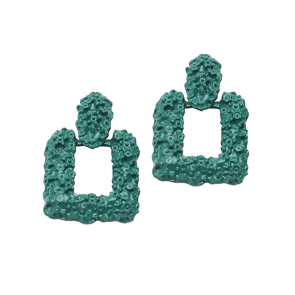 SOHI Women's Corroded Drop Earrings
