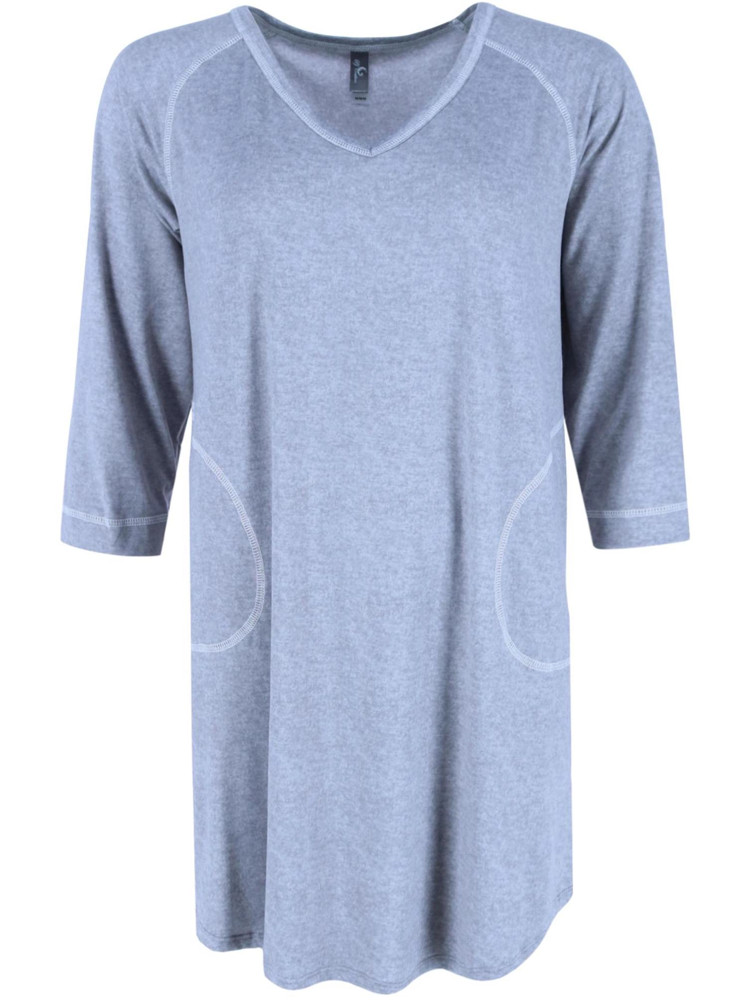 PJ Couture Women's 3/4 Sleeve Pajama Sleep Shirt