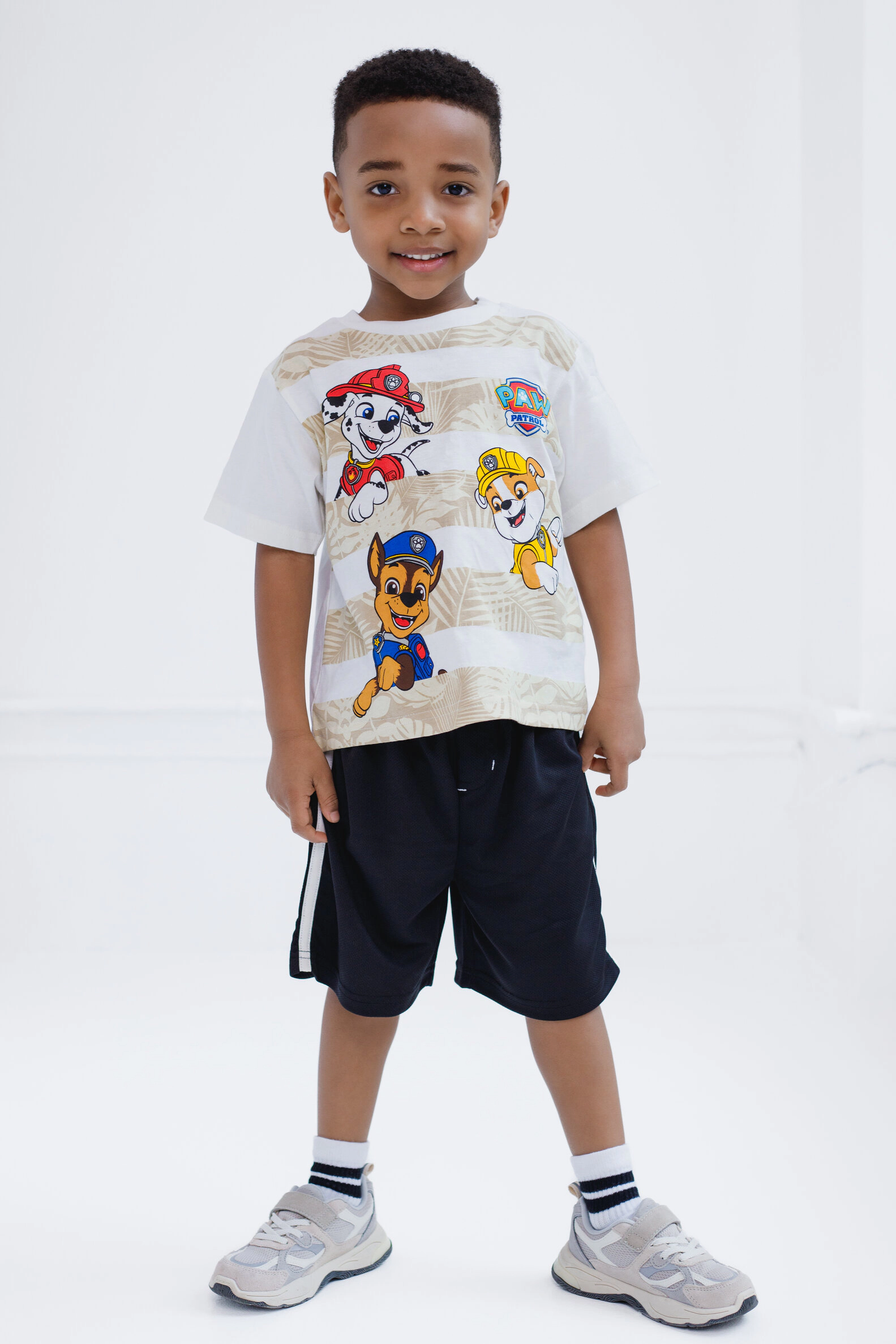 Paw Patrol Boys' Athletic 2-Piece T-Shirt and Shorts Set