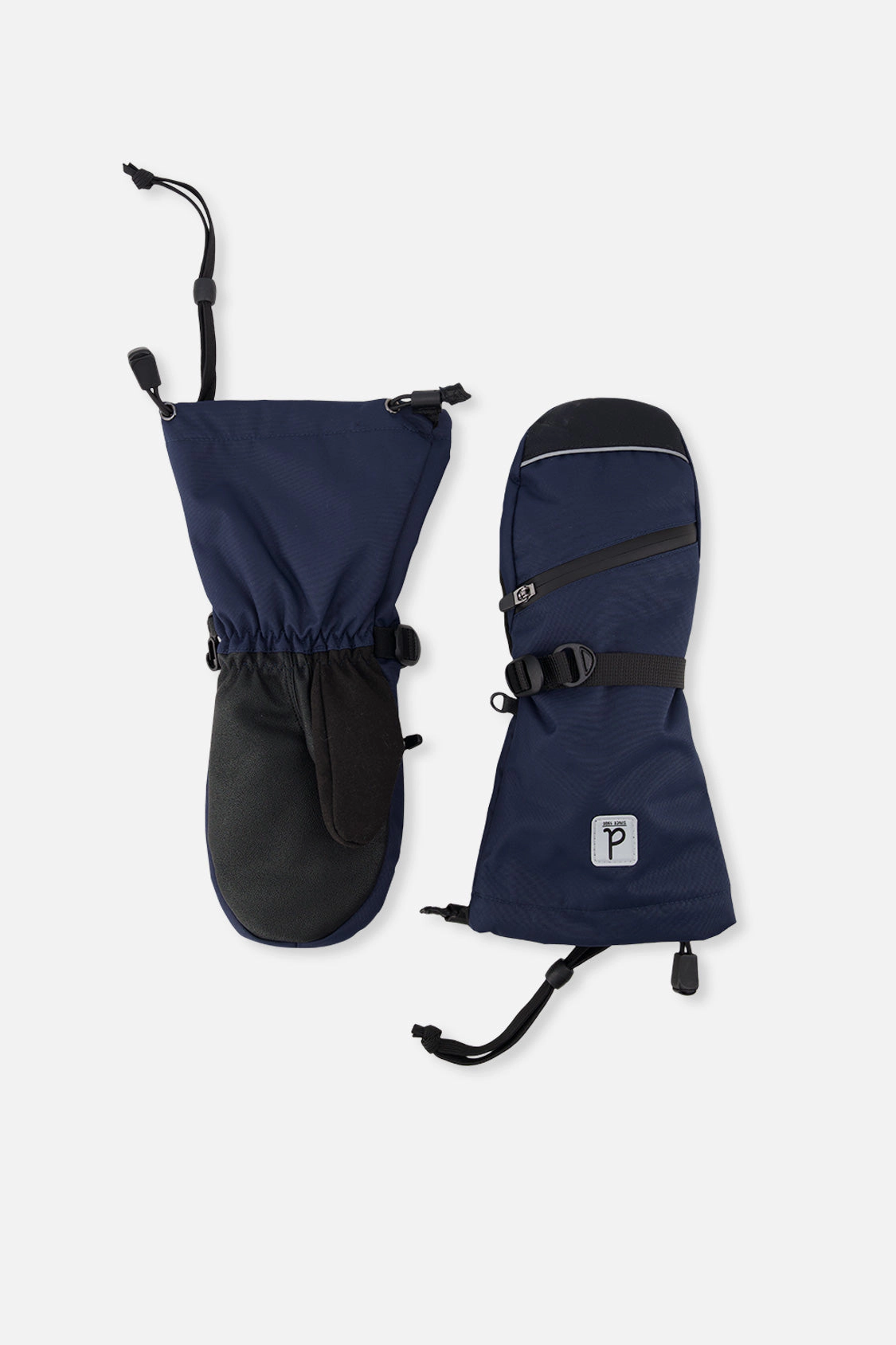 Deux par Unisex Teknik Cordura-Reinforced Winter Mittens with Zippered Pocket