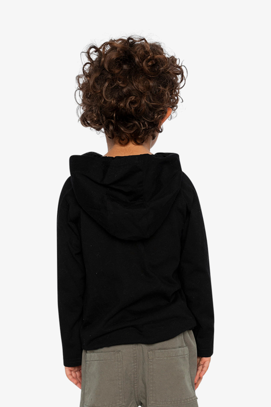Deux par Boys Graphic Print Raglan Hooded T-Shirt