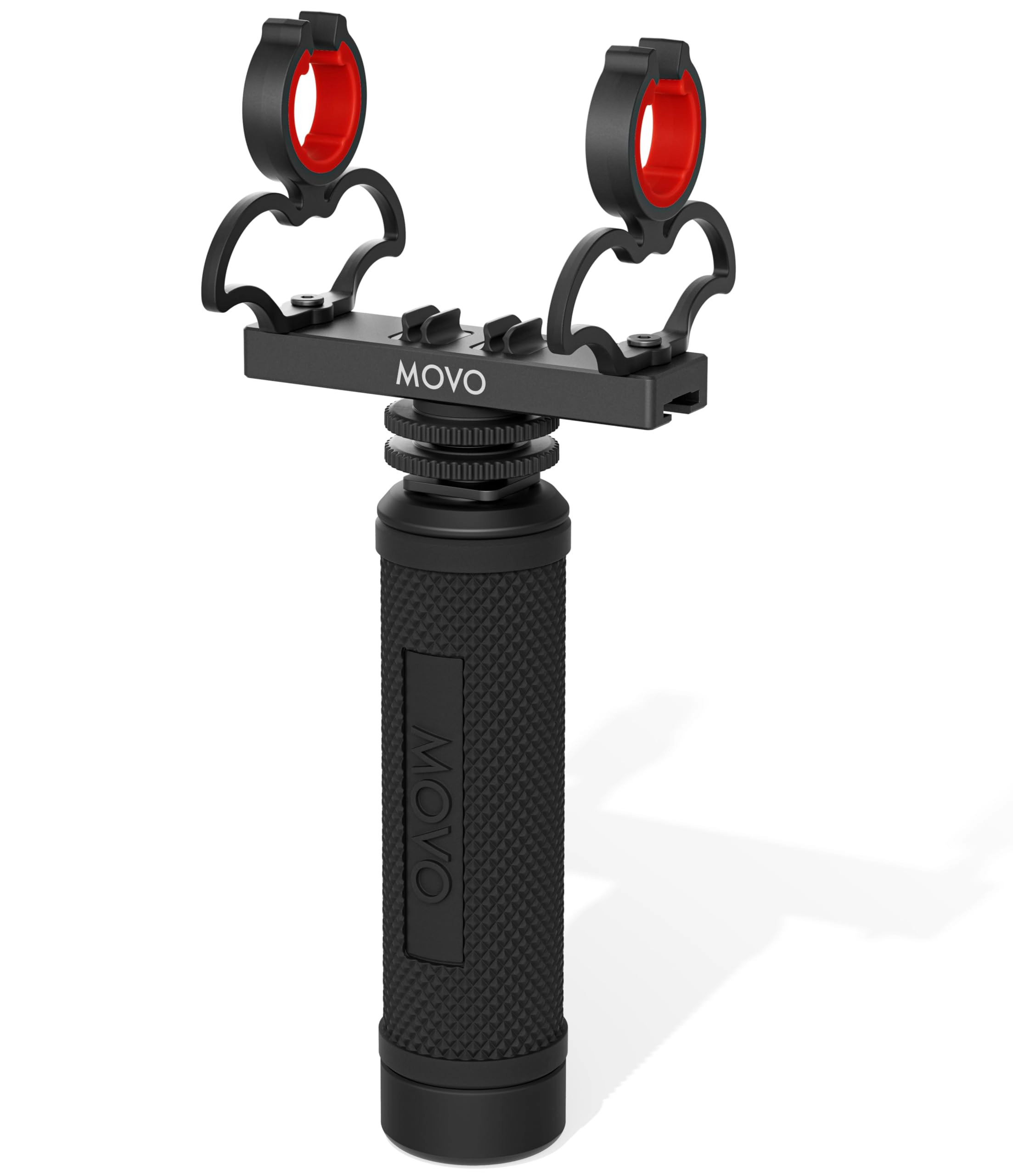Movo SM6H Ultraflex Premium Shockmount for Shotgun Microphones with Grip Handle