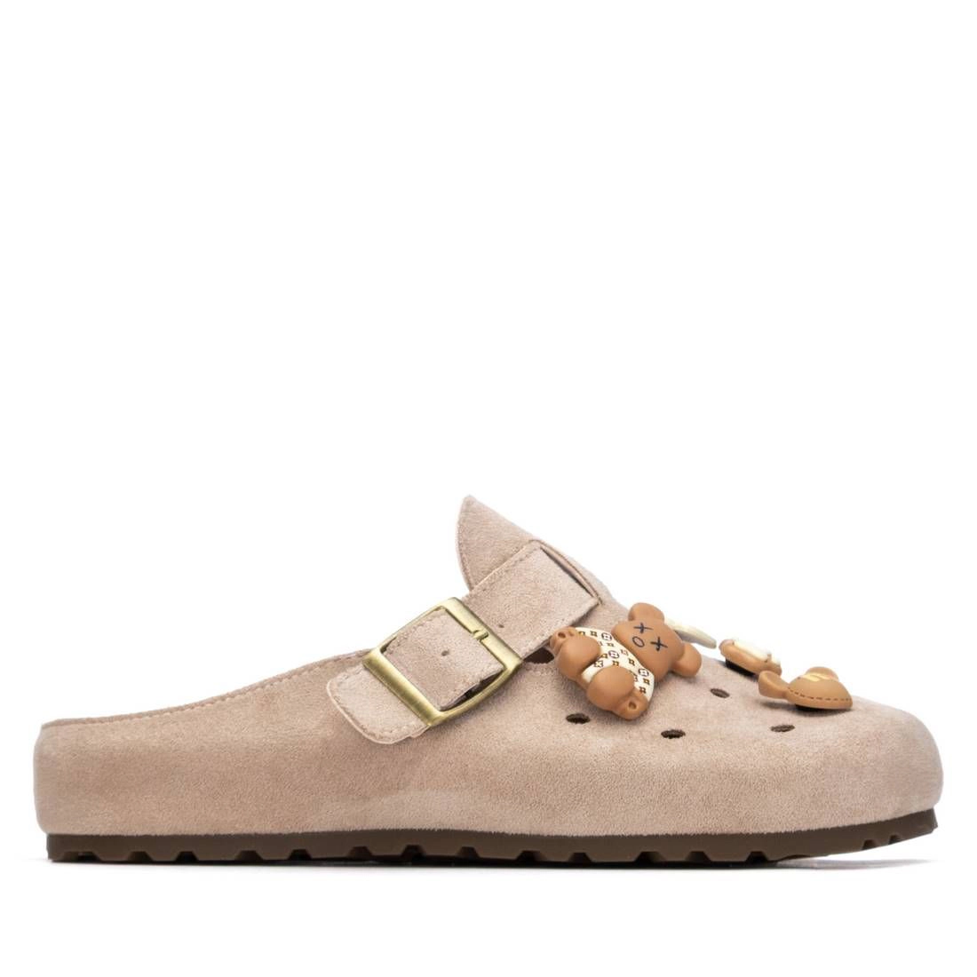 XTI Women's Clogs Memory Foam, Round Toe, Flat Heel