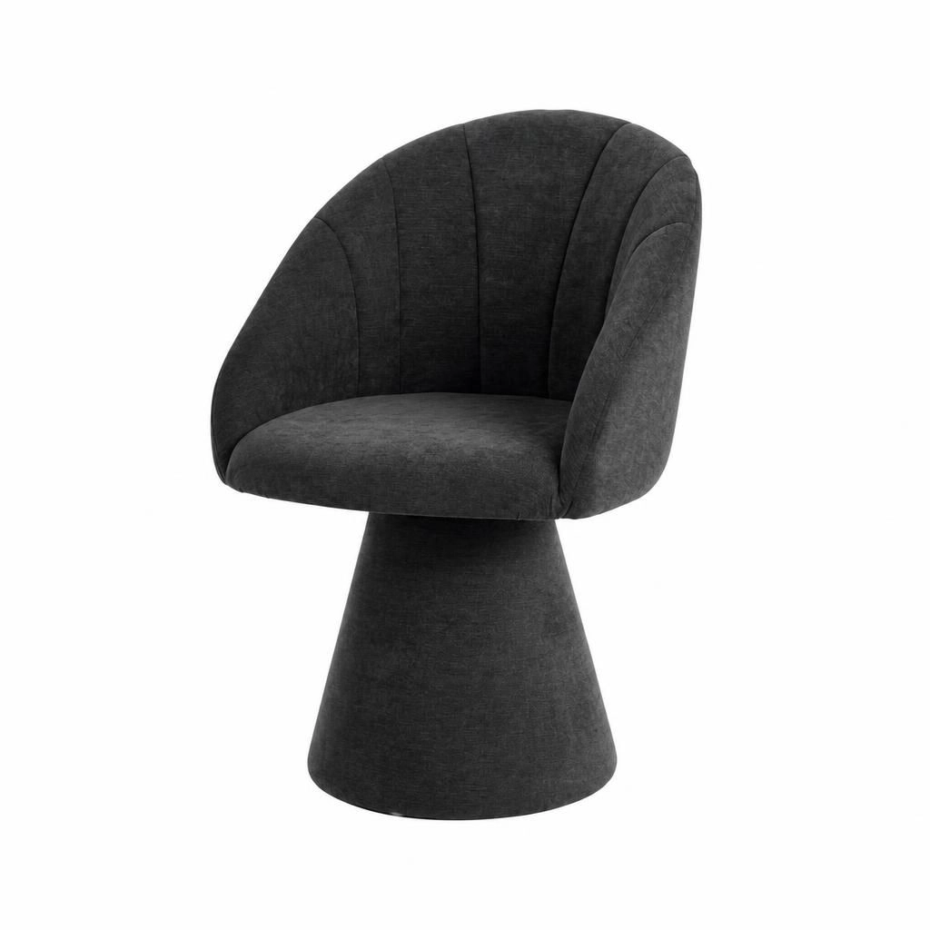 GOODSILO Upholstered Chenille Armless Accent Chair
