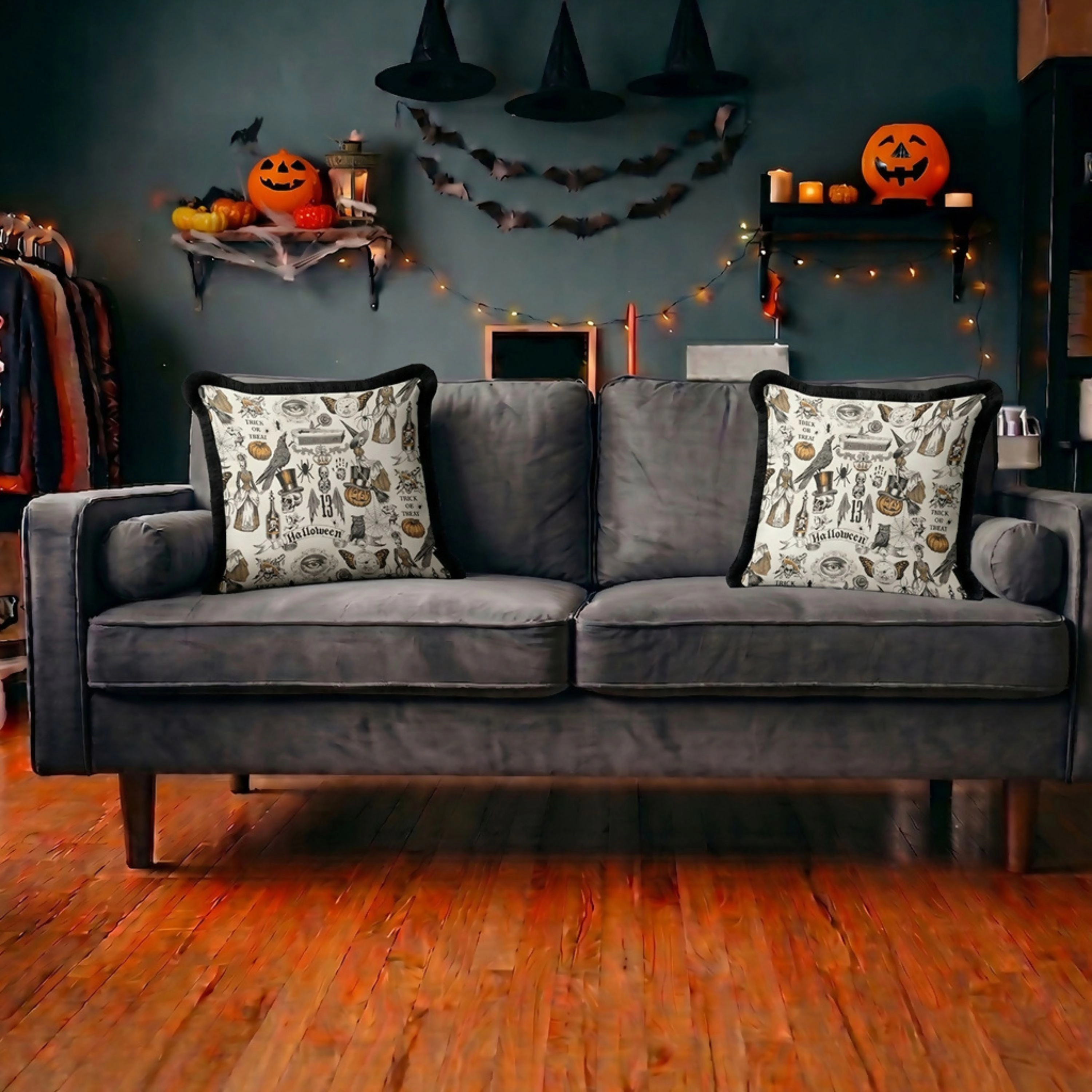 Wear Sierra Halloween Themed Throw Pillow Cover Set