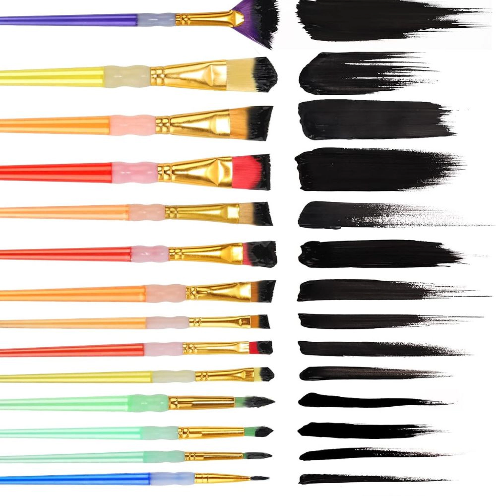 Byte Bonds 15 Piece Paint Brushes