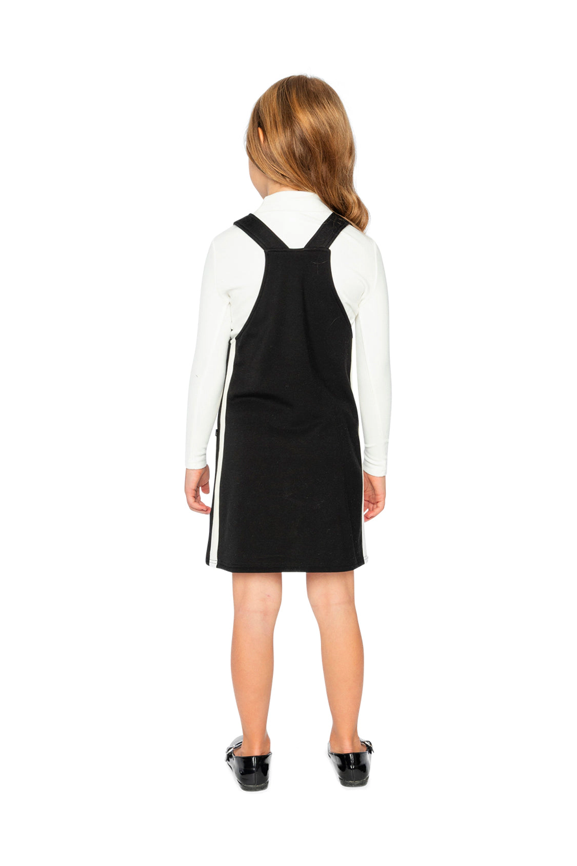 Deux par Girls Bow Strap Patch-Pocket Milano Jumper